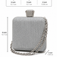 Square Shape clutch with chain