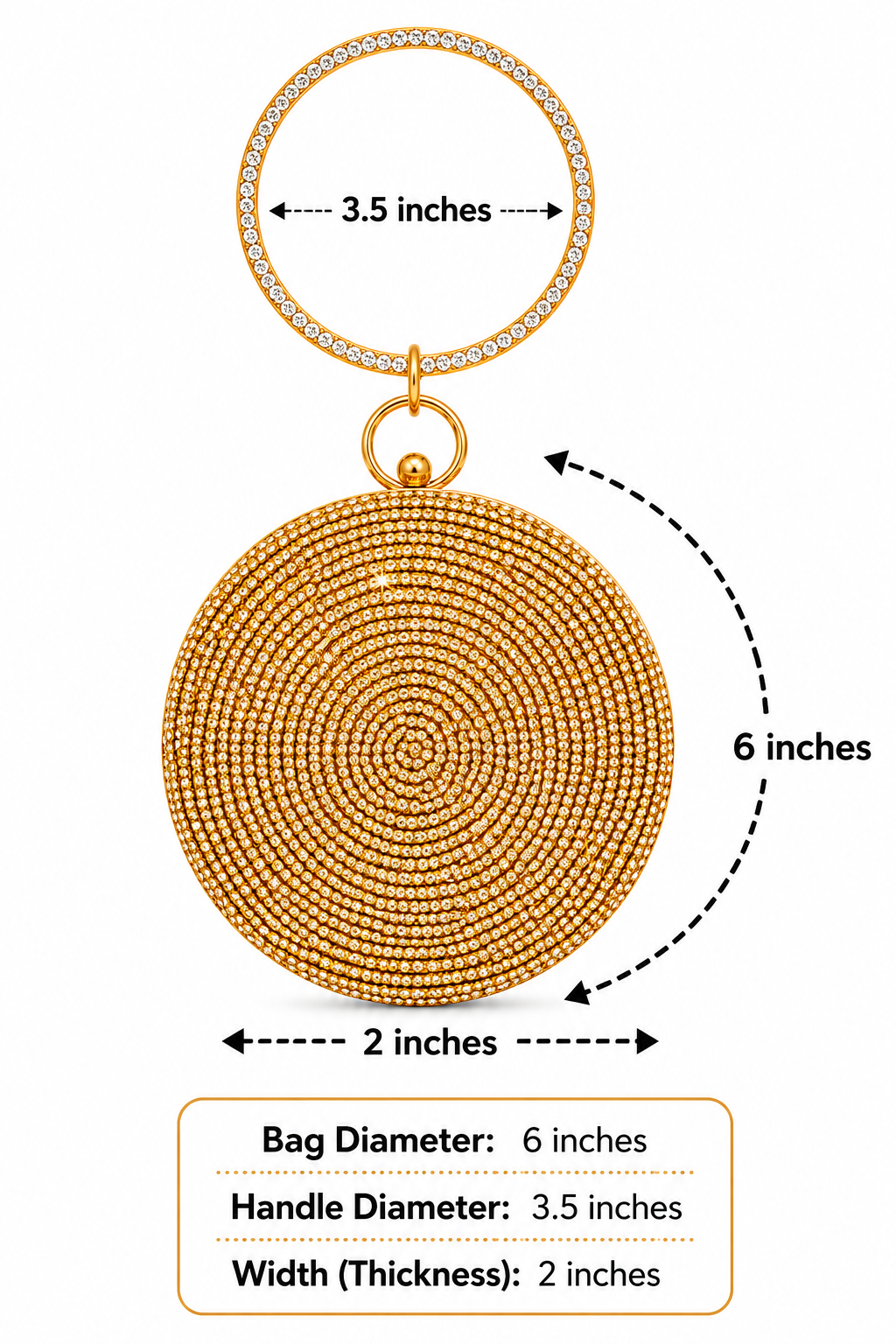 Circle Shape Mash Clutch