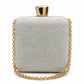 Square Shape clutch with chain