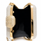 Square Shape clutch with chain